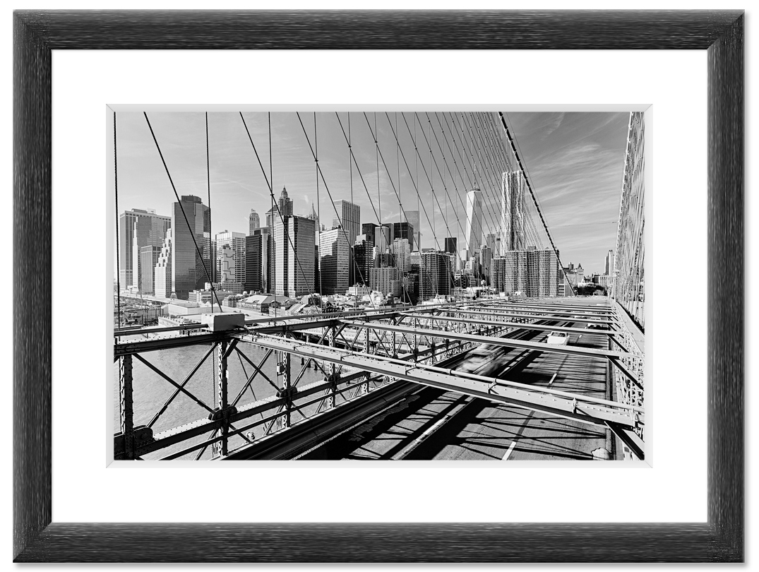 Brooklyn Bridge (2014) BW Rahmen